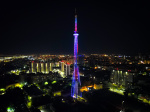 Челябинская телебашня включит подсветку в честь Дня России